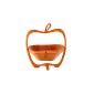 Bamboo folding fruit basket Collapsible Apple Shaped Bamboo Basket Bamboo Basket 37*30*1.8CM