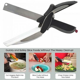 CLEVER CUTTER 2-in-1 Knife & Cutting Board