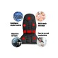 UNIVERSAL 2 IN 1 8 Motor Massaging Back Massage Seat Pad Home Car Massager Chair Cushion