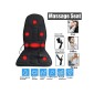 UNIVERSAL 2 IN 1 8 Motor Massaging Back Massage Seat Pad Home Car Massager Chair Cushion