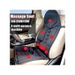 UNIVERSAL 2 IN 1 8 Motor Massaging Back Massage Seat Pad Home Car Massager Chair Cushion