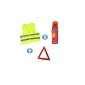 Pack de sécurité voiture -Triangle d'en panne /Gilet fluorescent /Extincteur 500 ml