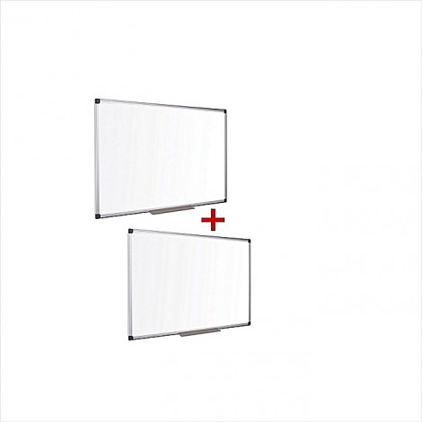 Pack De 2 Tableaux Magnetiques Blancs 120 cm x 90 cm
