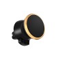 Magnetic Car Air Vent for Mobile Devices BLACK with GOLD