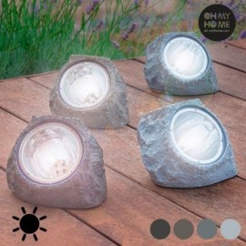 Pierre Artificielle Solaire (4 LED)