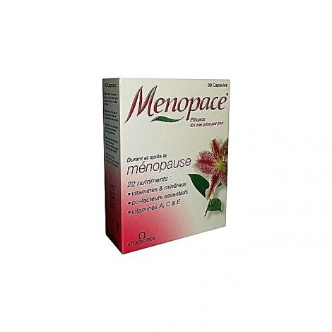 Vitabiotics Vitabiotics MENOPACE ( 30 CAPSULES ) APPORT NUTRITIONNEL PENDANT LA MÉNOPAUSE