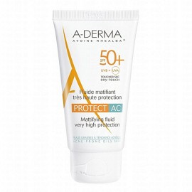 A-Derma PROTECT AC SPF50+ FLUIDE MATIFIANT TRÈS HAUTE PROTECTION 40ML