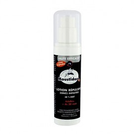 MOUSTIDOSE MOUSTIDOSE LOTION RÉPULSIVE MOUSTIQUES ZONES INFESTÉES 30% DEEP 125 ML