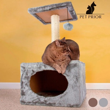 Arbre-Griffoir pour Chats avec Maisonnette