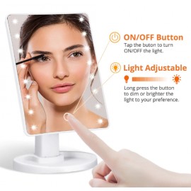 Miroir de maquillage à LED