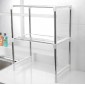 Multifunctional Microwave Oven Stainless Steel Shelf Storage