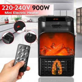 Ventilateur chauffant électrique 500W avec télécommande