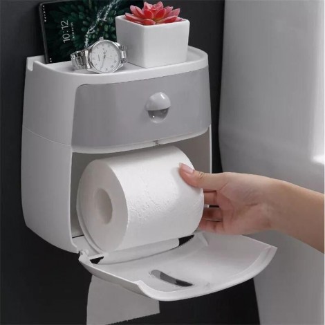 Porte-Papier Hygiénique,Porte-Papier Toilette Mural,Distributeur