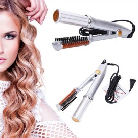 Rotating Hair Curler & Straightener