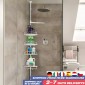 Adjustable Telescopic Bathroom Kitchen Shelf Wall Corner Shower