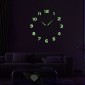 Horloge murale lumineuse à Quartz 3D en acrylique