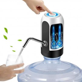 Pompe électrique à eau rechargeable en gallon blanc