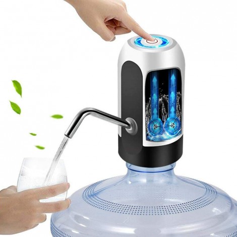 Pompe électrique à eau rechargeable en gallon blanc