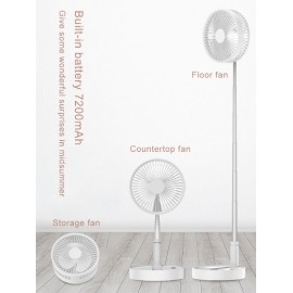 Mini ventilateur pliable rechargeable par USB