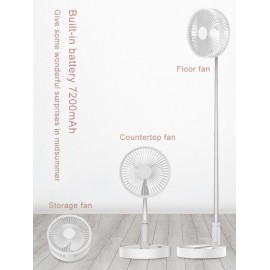 Mini ventilateur pliable rechargeable par USB