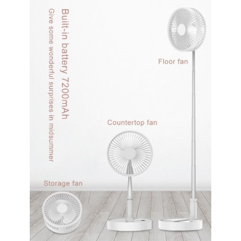 Mini ventilateur pliable rechargeable par USB