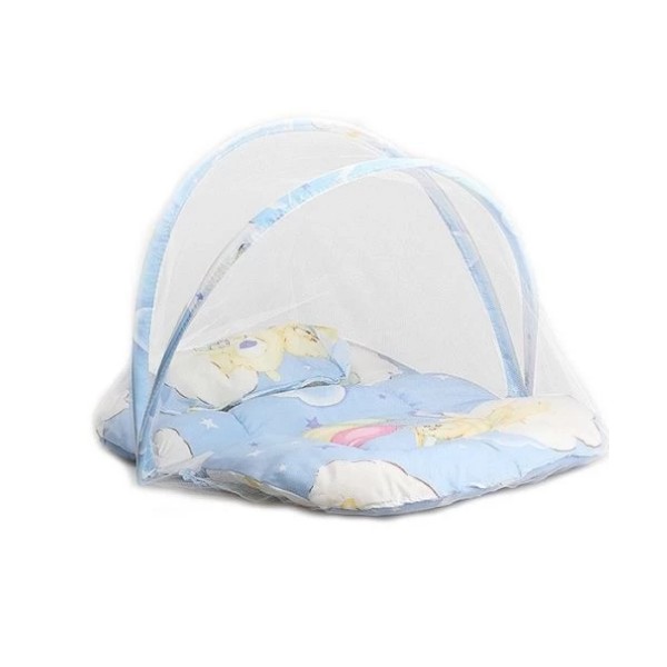 Moustiquaire Dôme Pour Berceau Bébé - Filet Dentelle Blanche, Respirable, Protection Contre Insectes - Pliable Et Facile à Poser