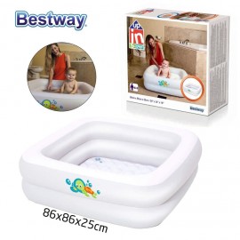 Bestway 86x86x25Cm Double anneau bebe