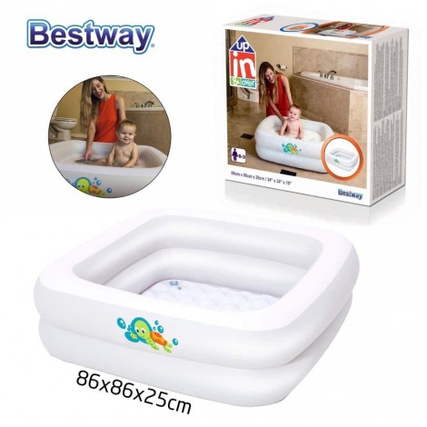 Bestway 86x86x25Cm Double anneau bebe