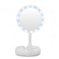 My Foldaway Miroir d'éclairage LED Double face