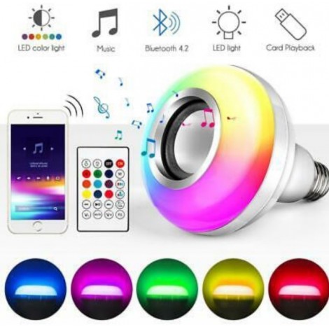 Music Bulb LED BLUETOOTH Avec Telecommande