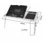E-Table LD09 Avec Coussin De Refroidissement Pour Ordinateur Portable