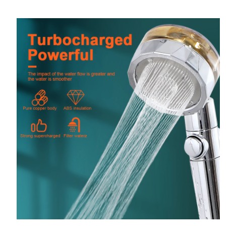 Turbocharged Shower Head