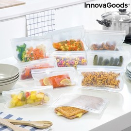 ENSEMBLE DE SACS ALIMENTAIRES RÉUTILISABLES FRECO INNOVAGOODS 10 PIÈCES