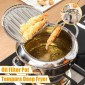 friteuse Tempura avec thermomètre et couvercle