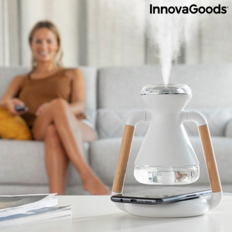 HUMIDIFICATEUR DIFFUSEUR D'ARÔMES ET CHARGEUR SANS FIL 3 EN 1