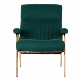 FAUTEUIL DKD HOME DECOR VERT POLYESTER MÉTAL (69 X 90 X 90 CM)