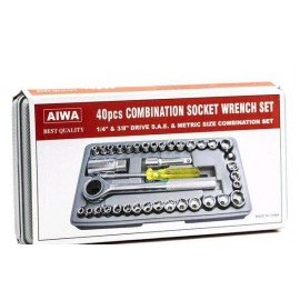 40 pcs combination socket set