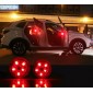 1 paire de lumières LED d'avertissement de porte de voiture