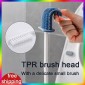 Brosse de toilette murale en Silicone