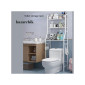 Étagères de rangement pour toilette